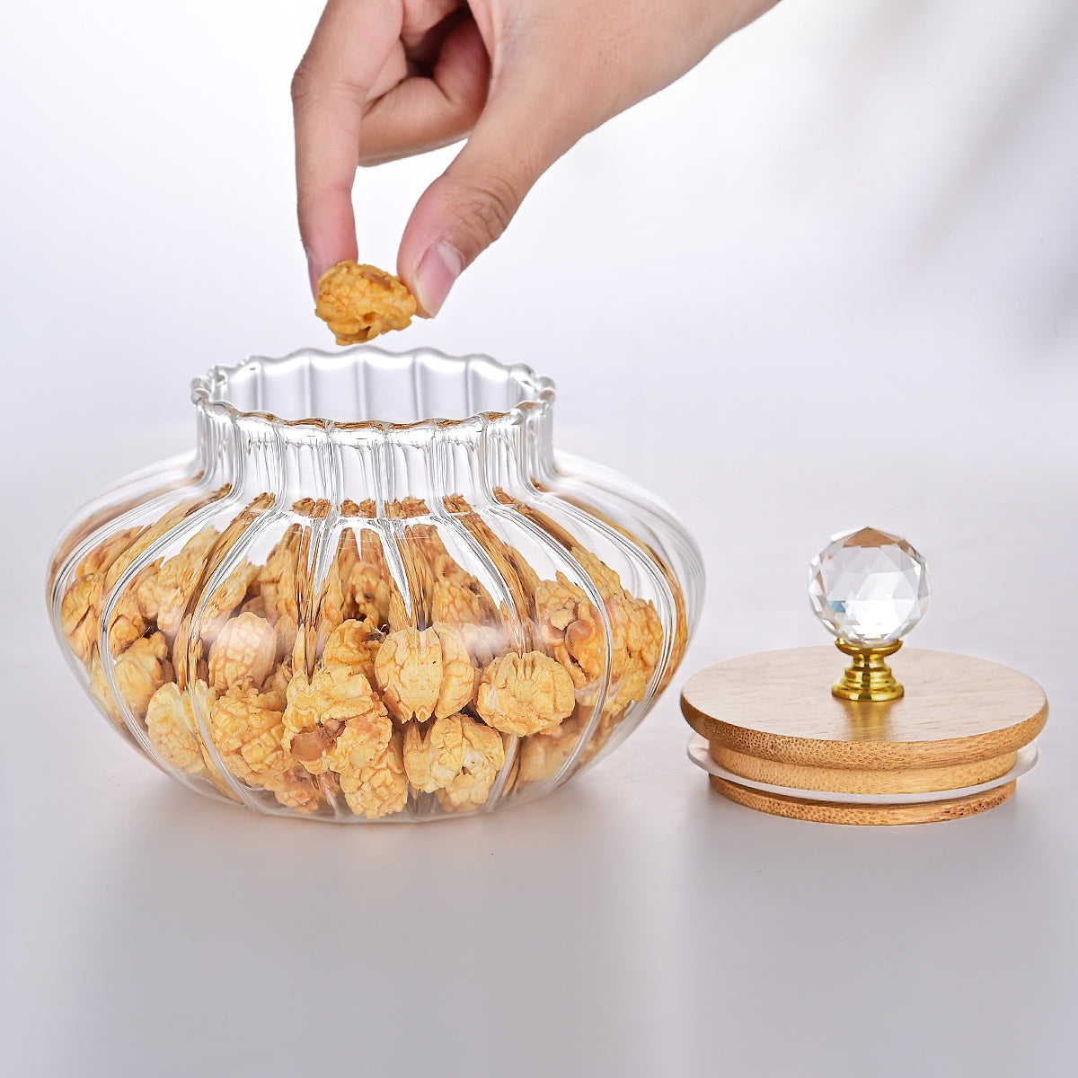 High Borosilicate Stripe Sealed Jar